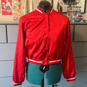 H&M Nylon Bomber Baseball Jacket 80s 90s